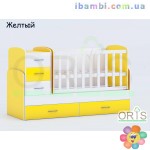 Кроватка-трансформер Maya,Бело-желтый